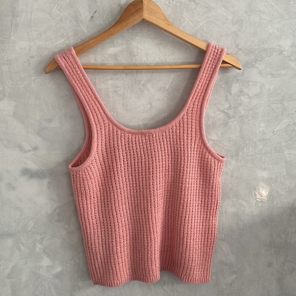Women ECO by Design Knitted Tank Top, NWT Size L - Picture 5 of 6